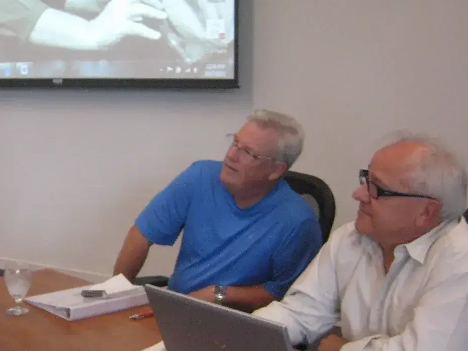 John Davidson and Henry Kowalski at the Banff Science Communications program